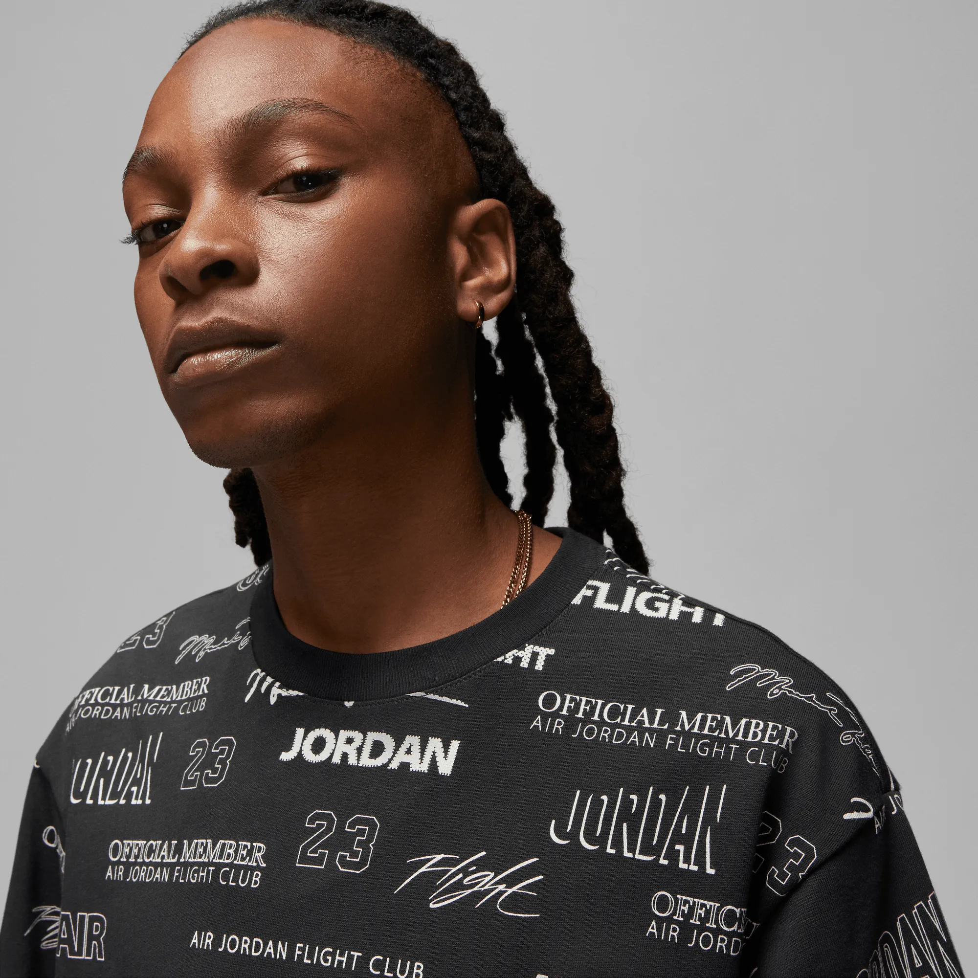 Jordan - Men - Flight MVP Statement 85 Tee - Off Noir/Magic Ember
