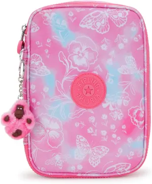 Kipling Women's 100 Pens Printed Case, Organize Accessories, Art Supplies, Makeup, Travel Organizer
