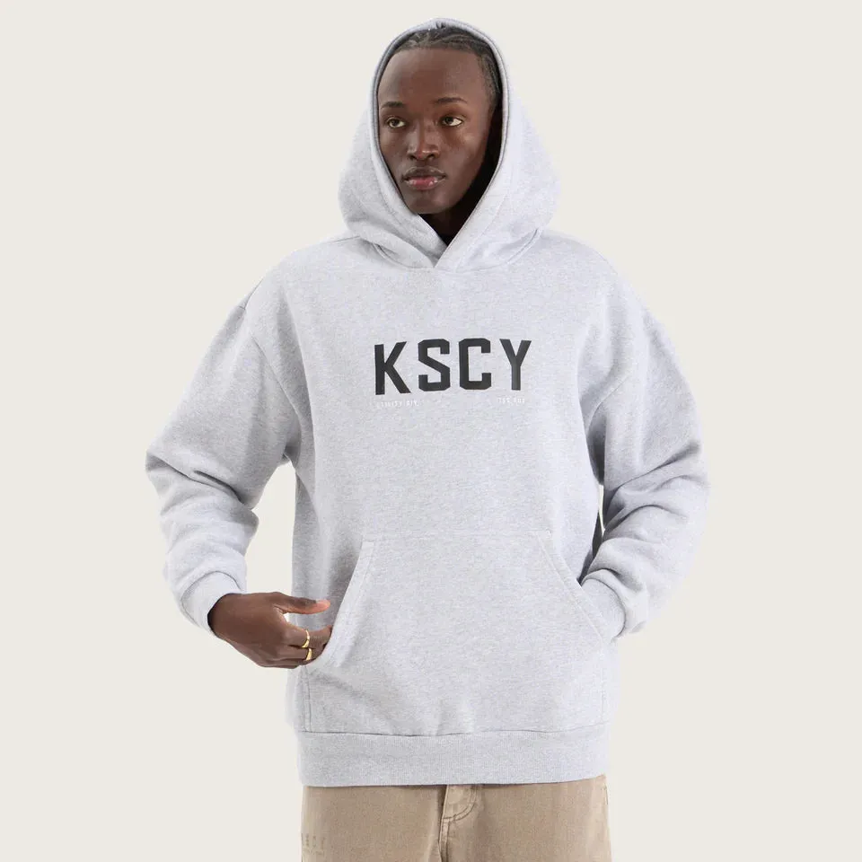 Kiss Chacey Paladin Relaxed Hoodie - Grey Marle