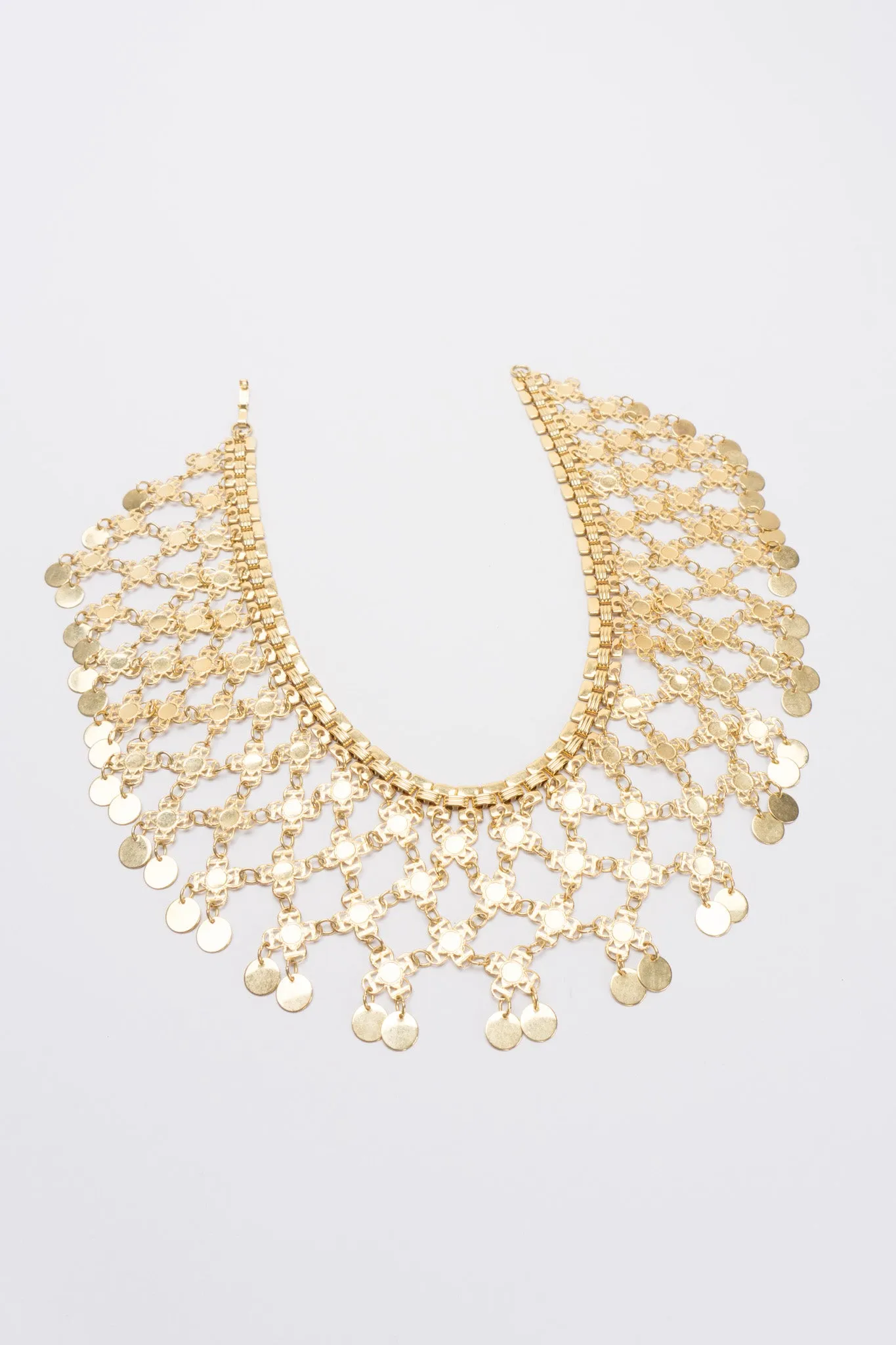 Lattice Mesh Necklace and Earring Set