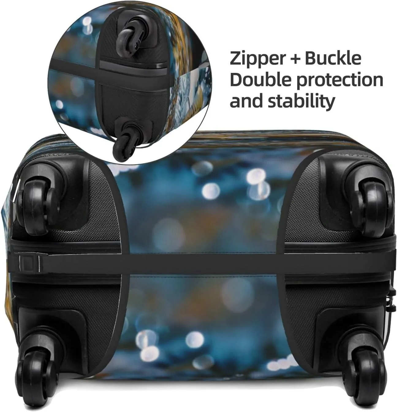 Leaping Fish Travel Luggage Cover Suitcase Protector Fits 18-32 Inch Suitcase Travel Accessories