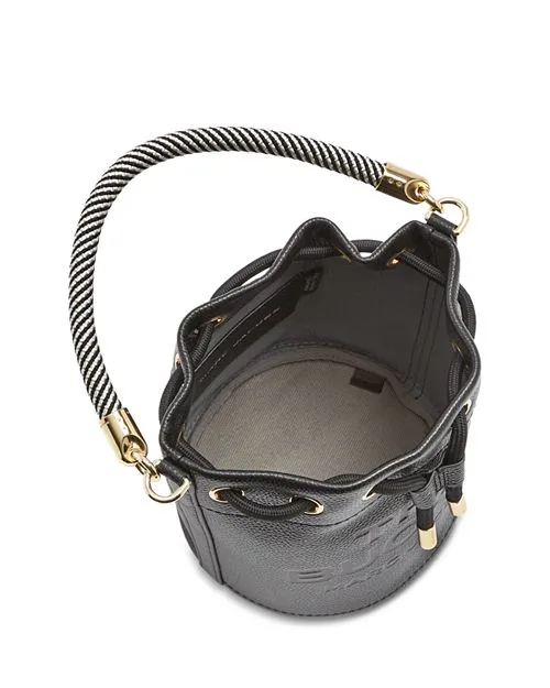 Leather bucket bag MARC JACOBS, Black