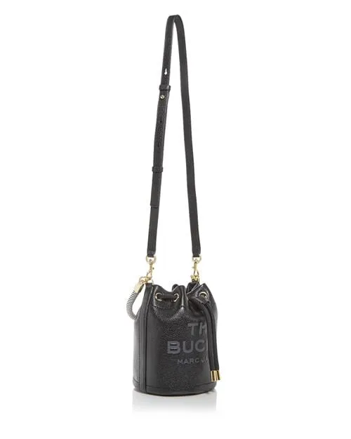 Leather bucket bag MARC JACOBS, Black