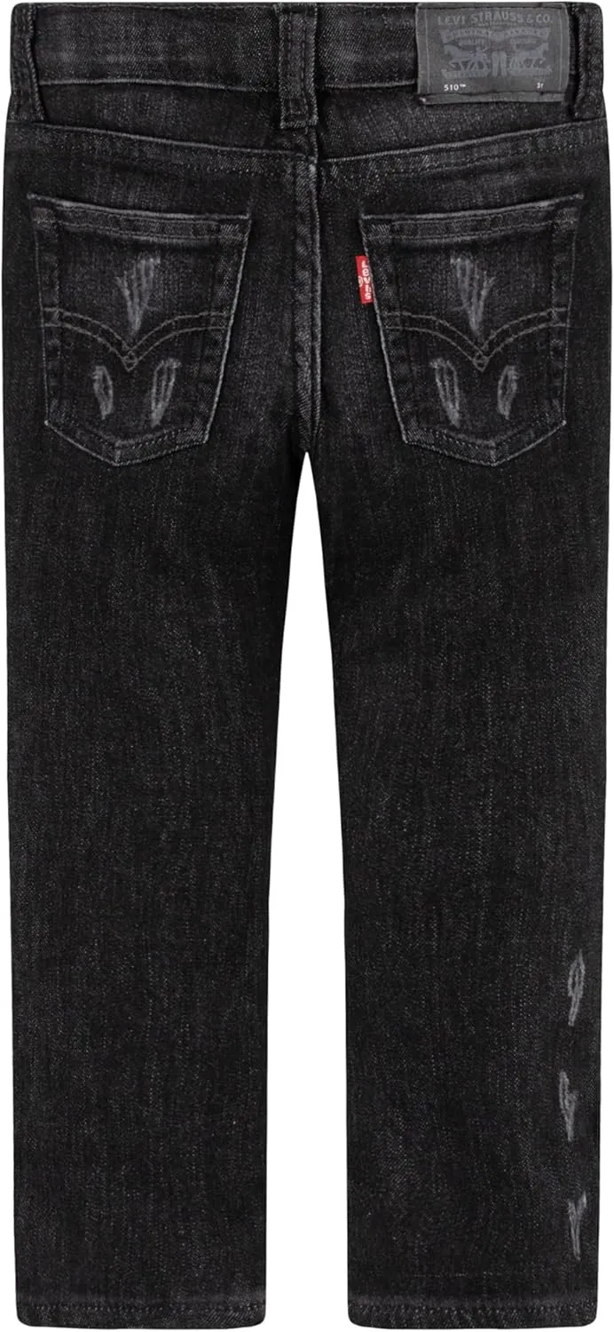 Levi's Boys' 510 Skinny Fit Destructed Jeans