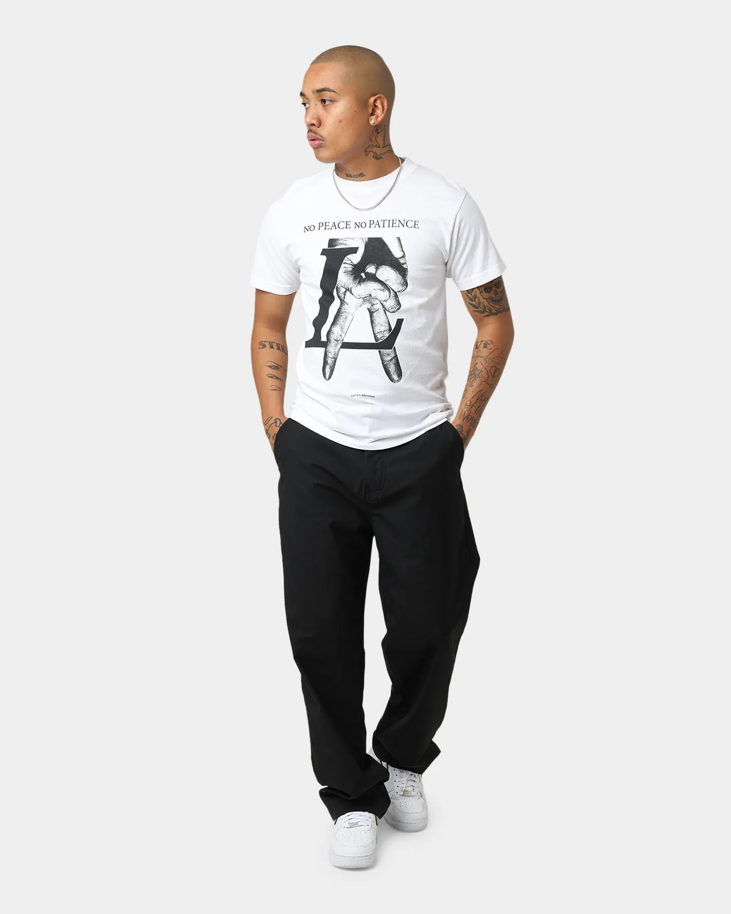 Lifted Anchors Louis T-Shirt White