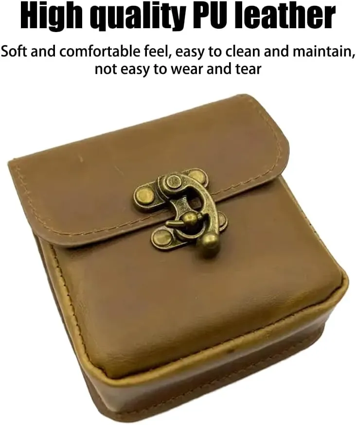 Medieval Belt Pouch, Leather Waist Bag Portable Purse Costume Accessories for Casual Hiking Cosplay