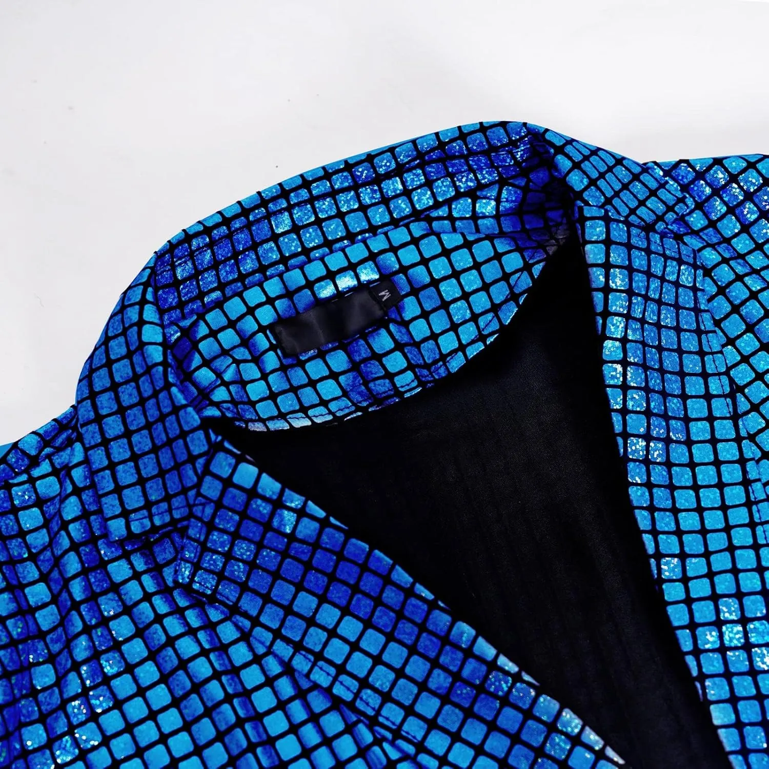 Men's 70s Outfit Disco Suit Shiny Party Outfit Sequin Costume