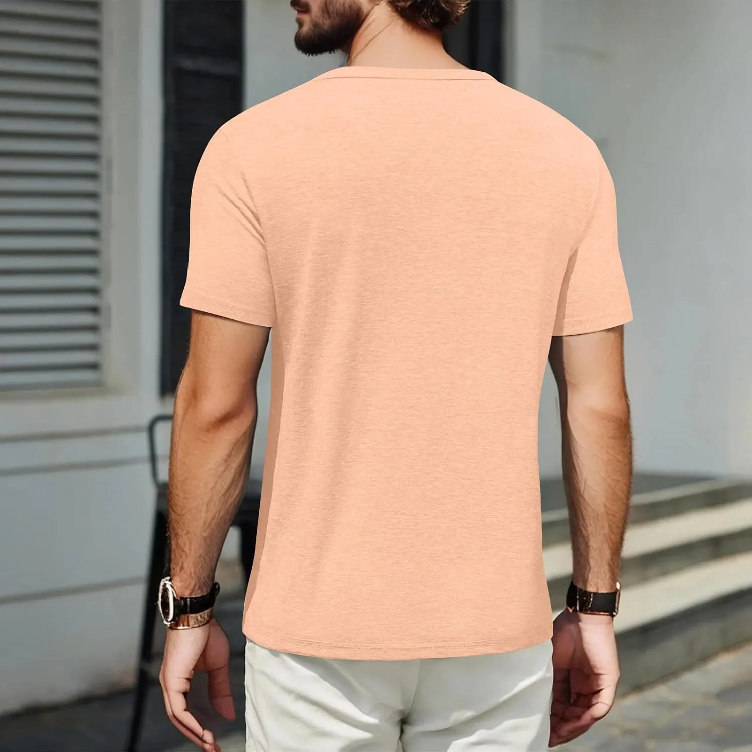 Men's T Shirts Short Sleeve Soft Crew Neck Lightweight Tee Shirts Casual Summer Basic Tops Men's Oversized Shirt
