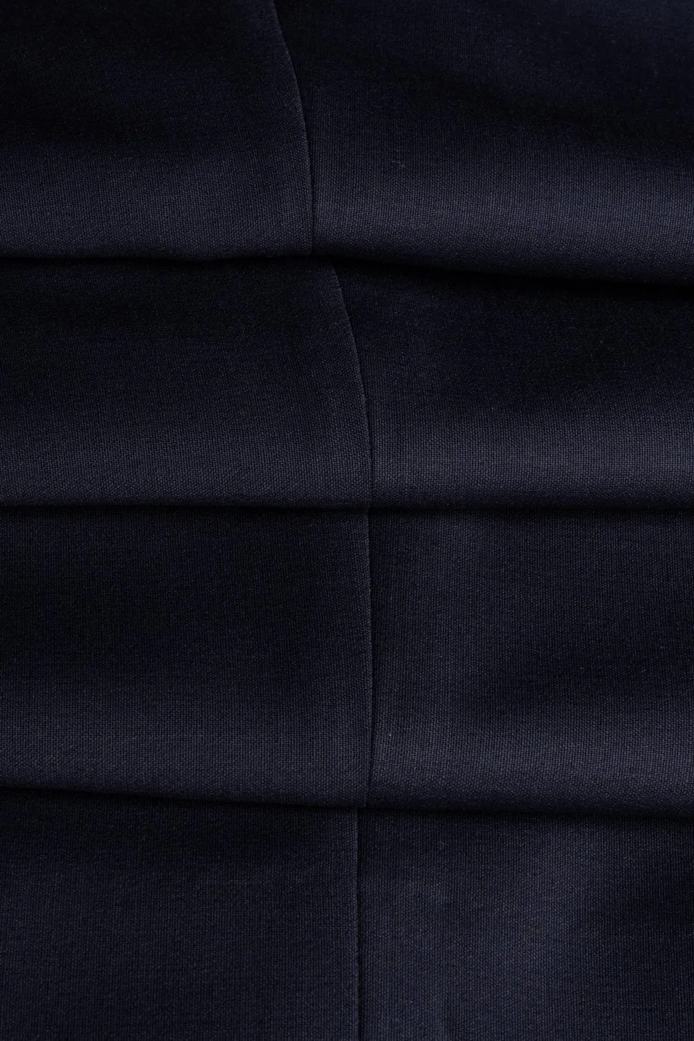 Men's Wool Blend Slim Fit Trousers- BOND - Midnight Blue