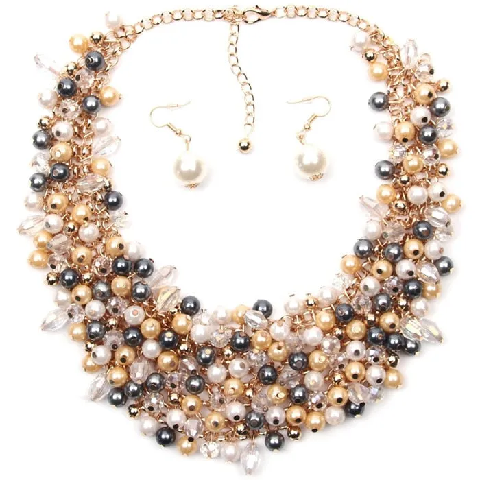 Metal Aztec Choker Necklace