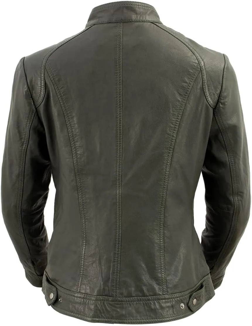 Milwaukee Leather Women's Premium Leather Casual Fashion Jackets SFL