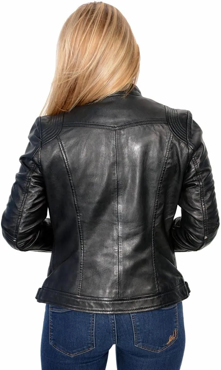 Milwaukee Leather Women's Premium Leather Casual Fashion Jackets SFL