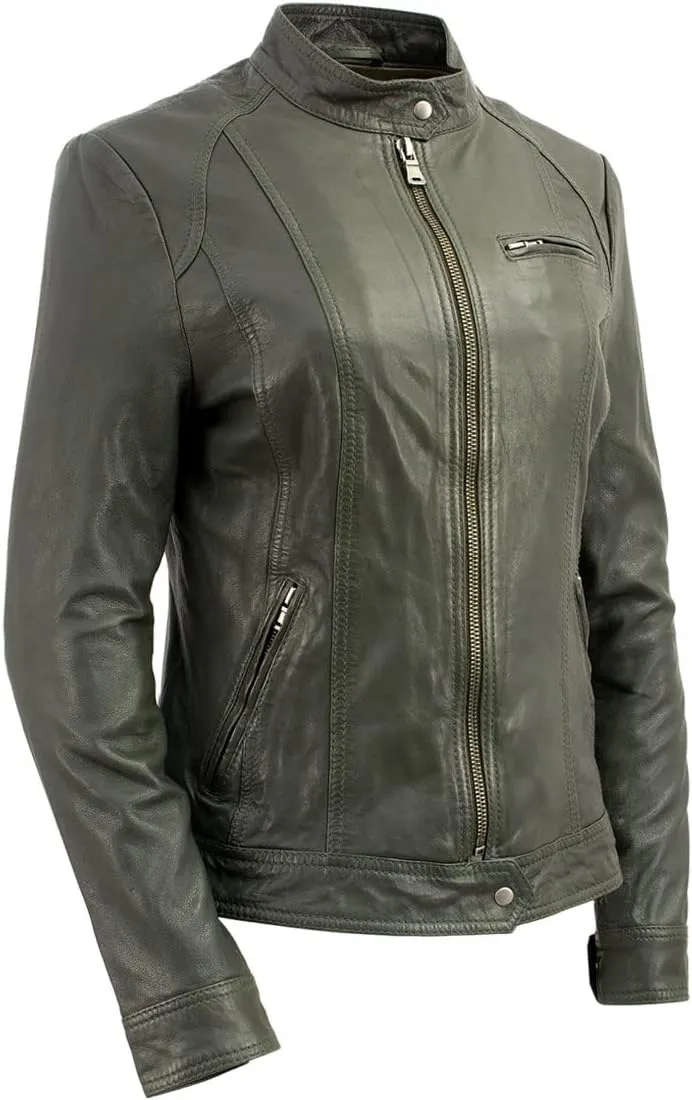 Milwaukee Leather Women's Premium Leather Casual Fashion Jackets SFL