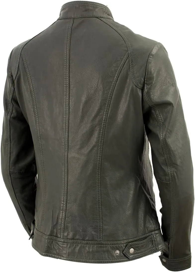 Milwaukee Leather Women's Premium Leather Casual Fashion Jackets SFL