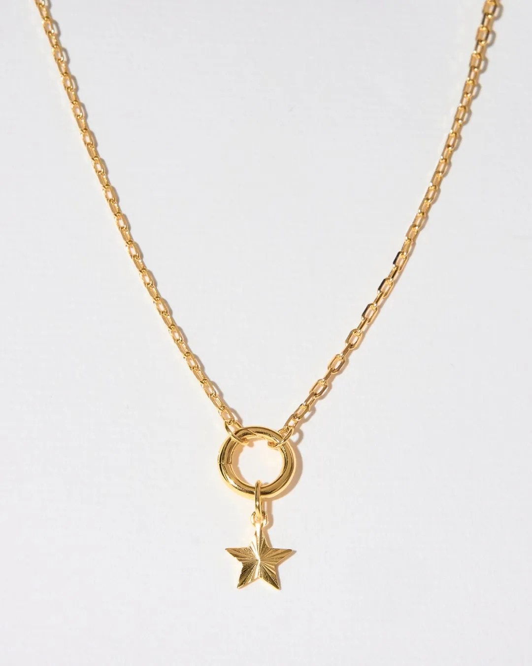 MINI PAPERCLIP NECKLACE WITH LOCK