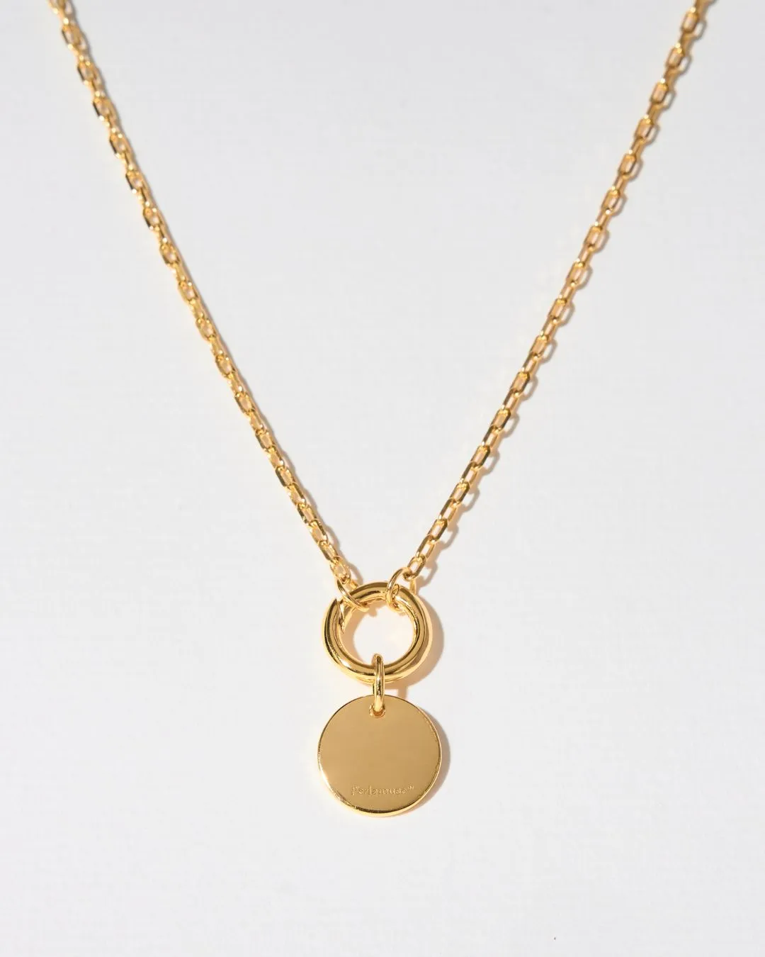 MINI PAPERCLIP NECKLACE WITH LOCK