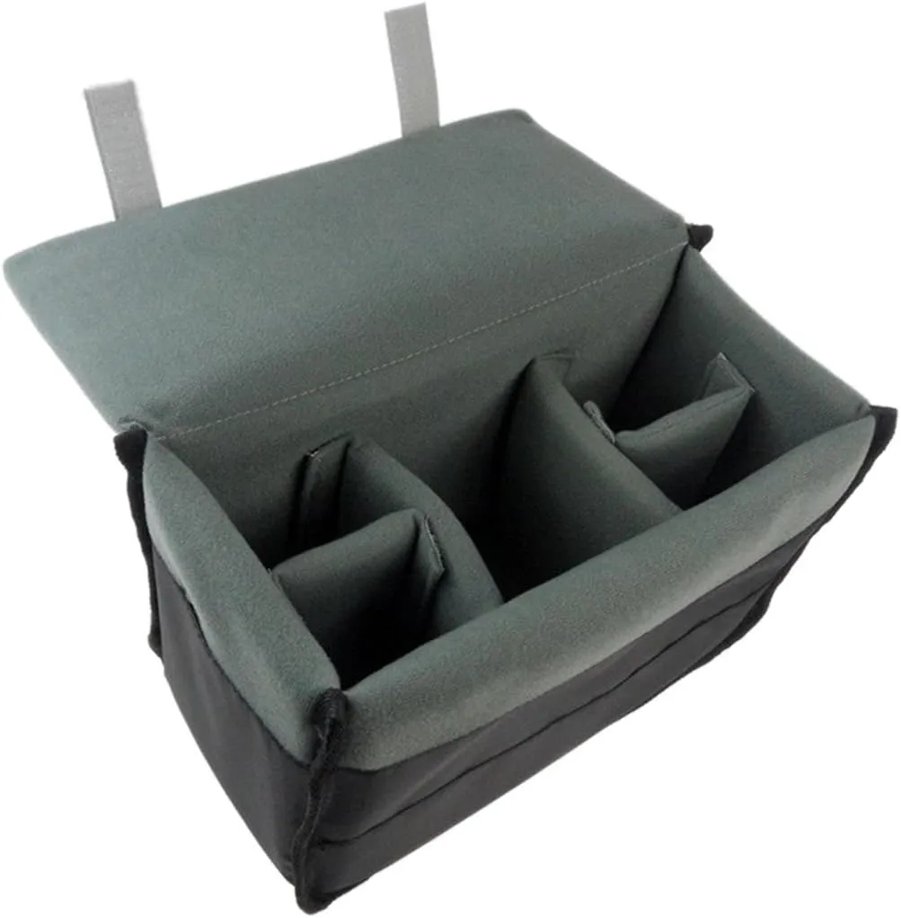 Misaso Padded Protective Bag Insert Case for DSLR Camera, Lens and Accessories Black