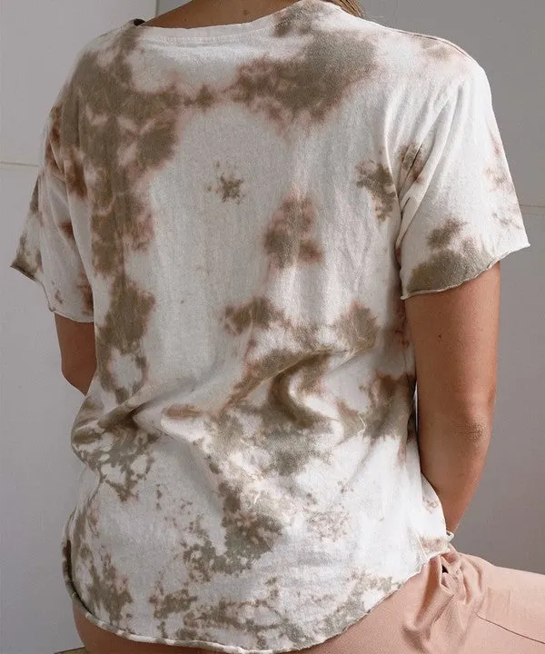 NEUTRAL COLOR HAND TIE DYE