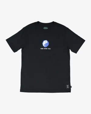 Noise Sunset Short Sleeve Tee T-Shirt - RVCA Black