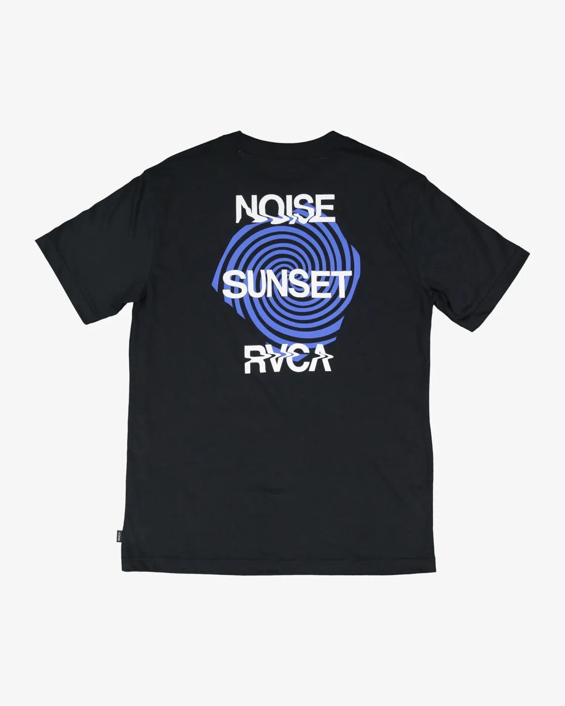 Noise Sunset Short Sleeve Tee T-Shirt - RVCA Black