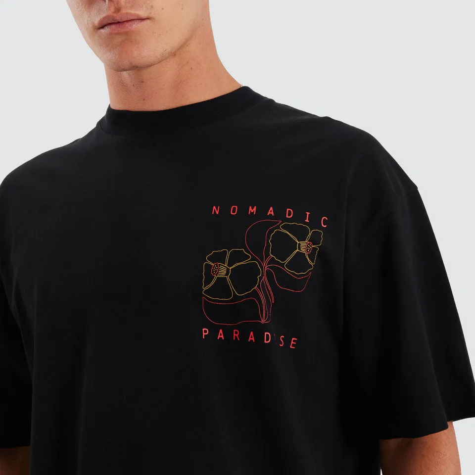 Nomadic Paradise Pollen Street Tee - Jet Black