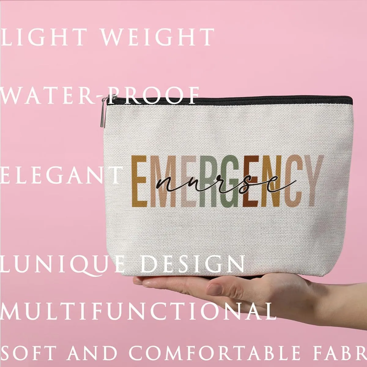 Nurse Gifts Emergency Makeup Bag Nurse Accessories for Work Nurse Gifts Nursing Accessories for Nurses Nurse Week Appreciation Gifts for Women Friend Coworker Graduation Birthday Christmas Nurse Day