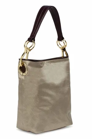 Nylon Bucket Bag Stucco