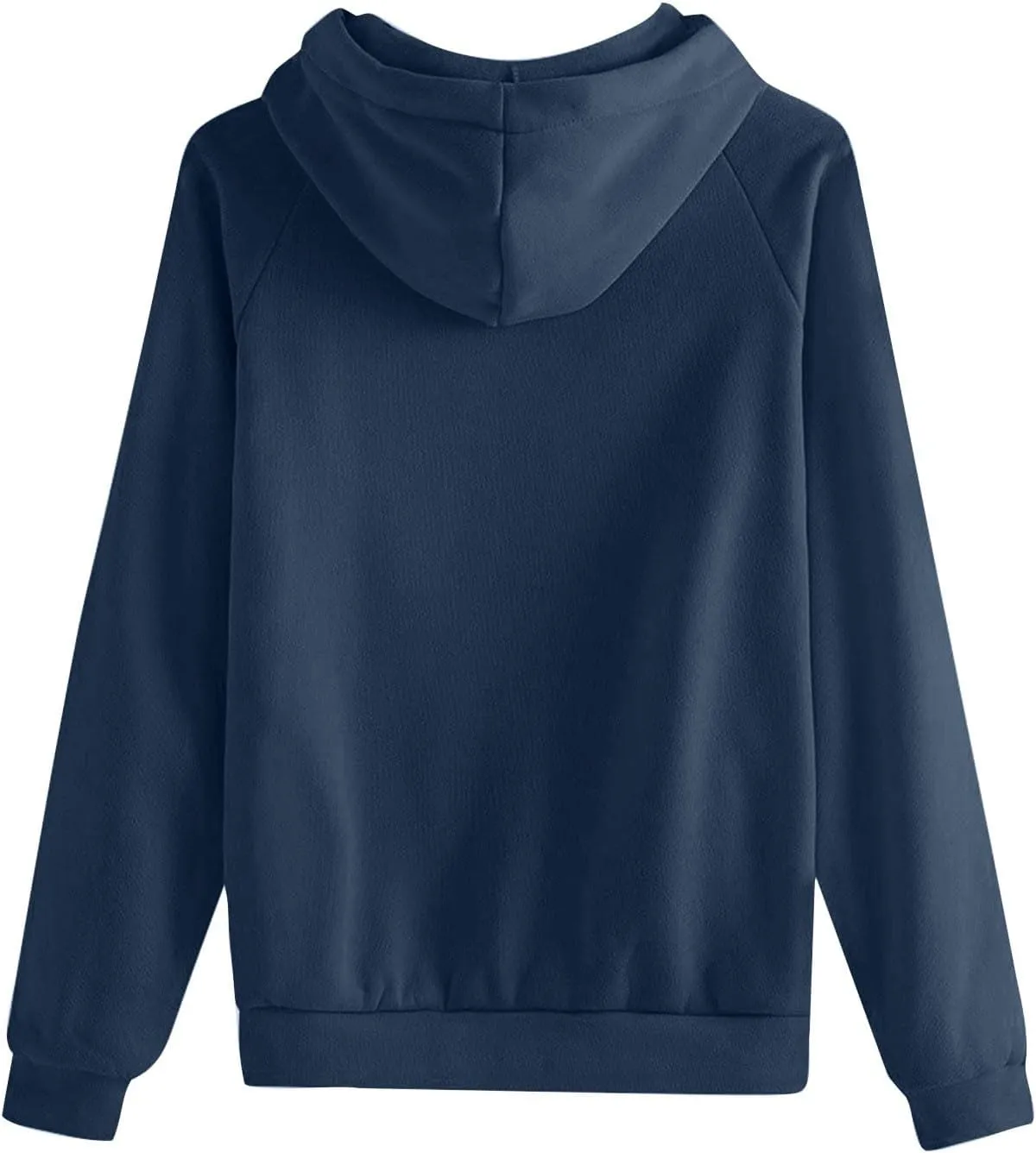 Oversized Hoodies for Women Trendy Drawstring Fleece Plain Comfy Hoodie Loose Fit Preppy Raglan Hooded Sweatshirt