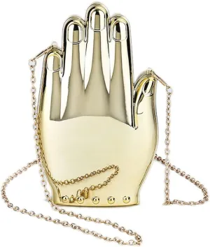 Palm Shape Crossbody Bag Women Clutch Evening Bag Ladies Chain Shoulder Bag Accessories