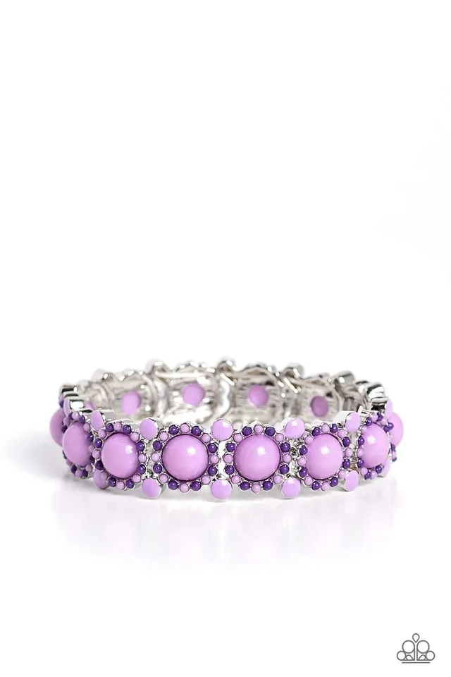 Paparazzi Bracelet ~ Pop Art Party - Purple