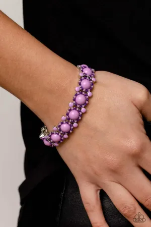 Paparazzi Bracelet ~ Pop Art Party - Purple