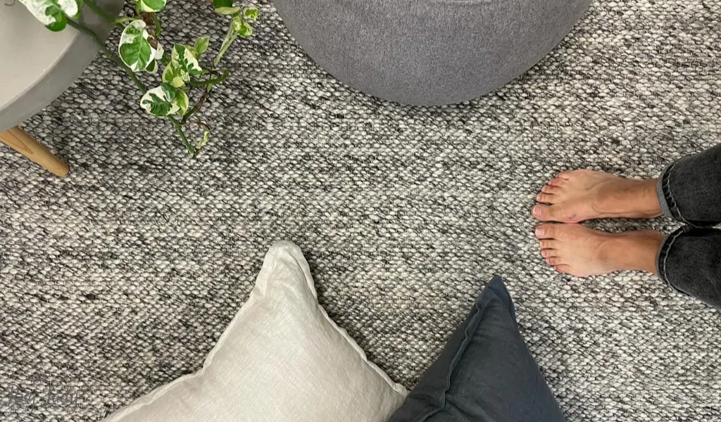 Parker Textured Dark Grey Rug