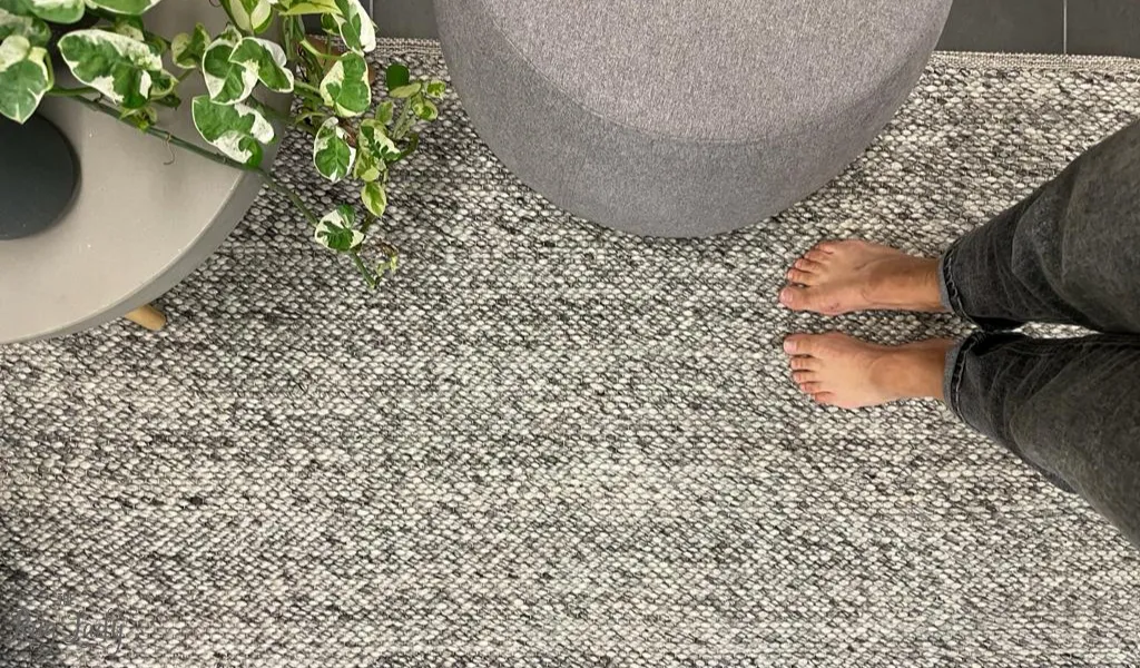 Parker Textured Dark Grey Rug