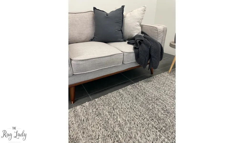 Parker Textured Dark Grey Rug