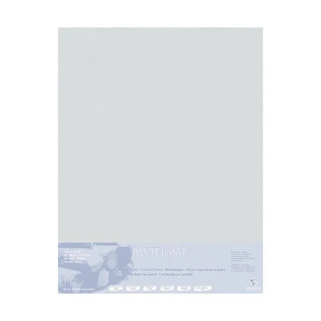 Pastelmat Mount Board 70x100cm 5sh Clear Grey