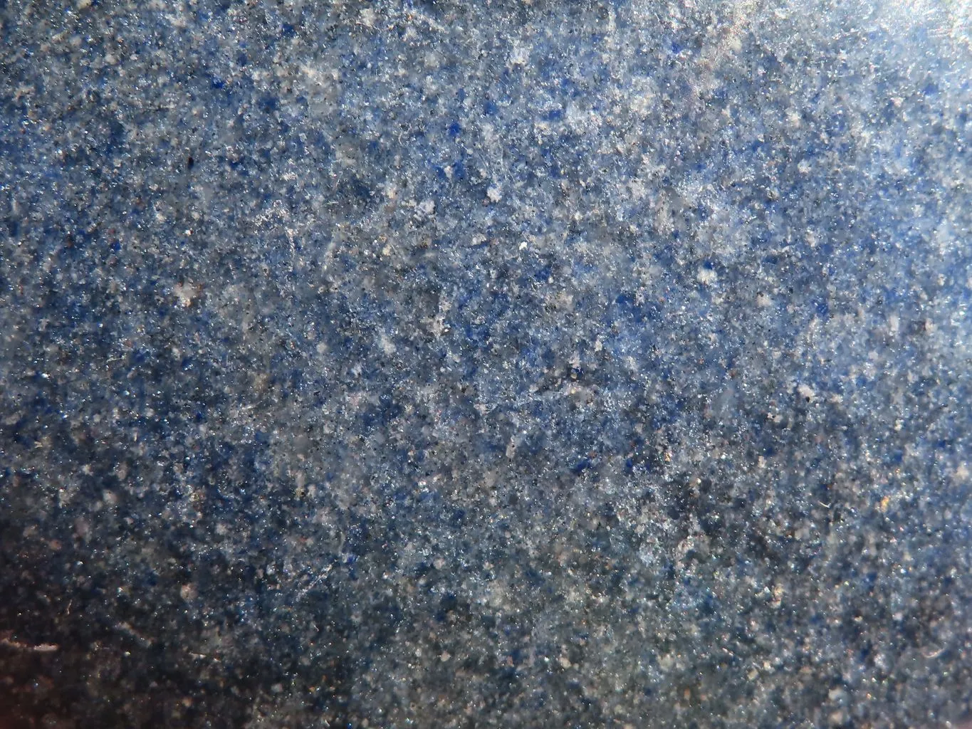 Polished Blue Lazulite Hearts  x 6 From Madagascar