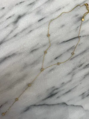 Pretty Clover Lariat Stainless Steel