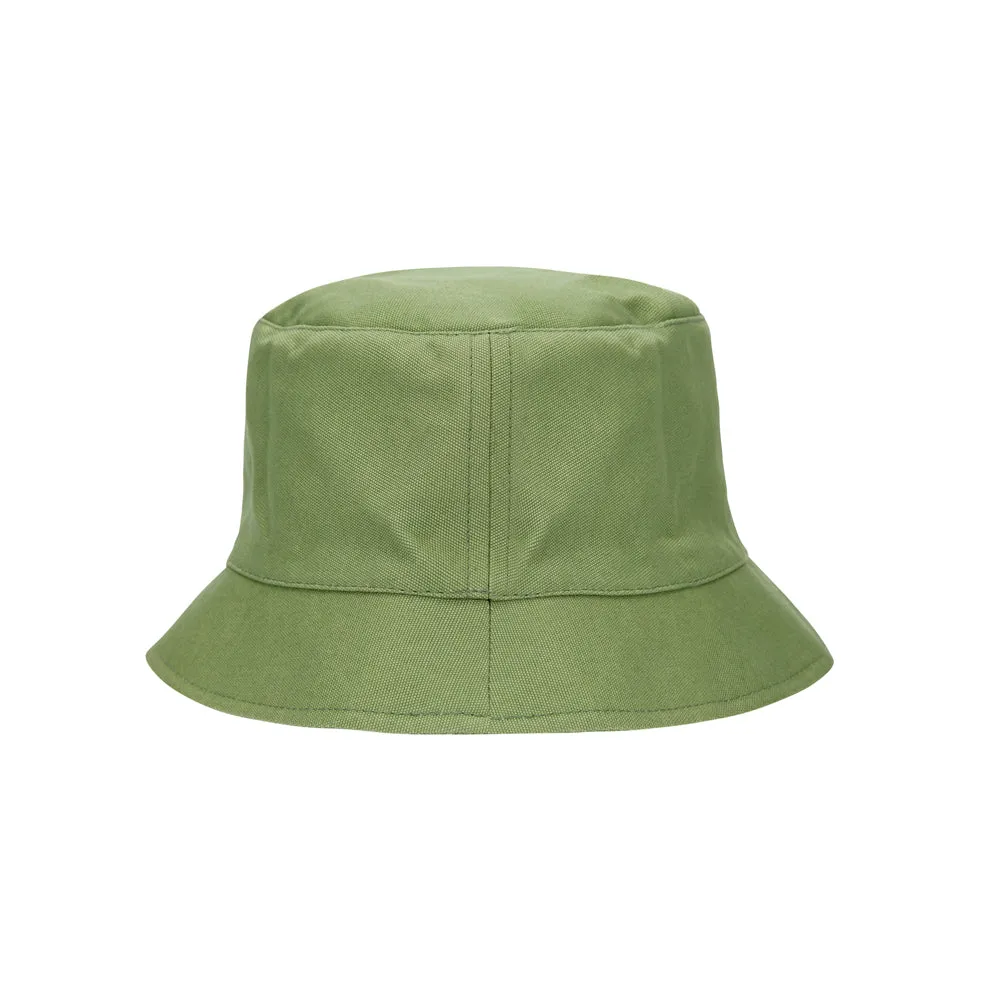 " RETROFUTURE WORKER " Bucket Hat Military Green
