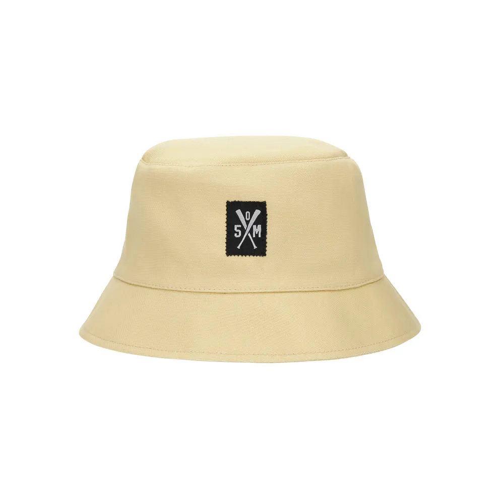 " RETROFUTURE WORKER " Bucket Hat Sand