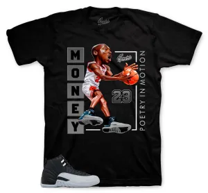 Retro 12 Wolf Grey Poetry In Motion Shirt