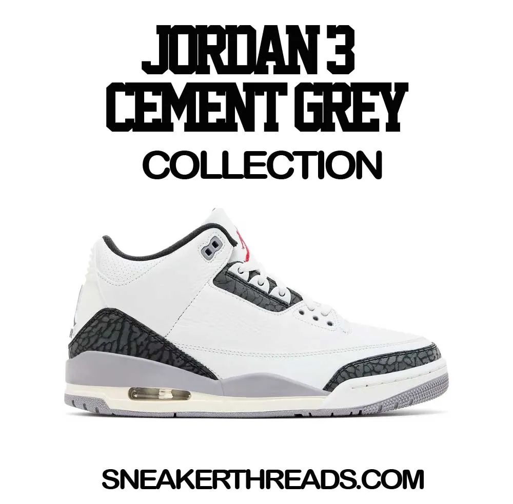 Retro 3 Cement Gray Nineties Shirt