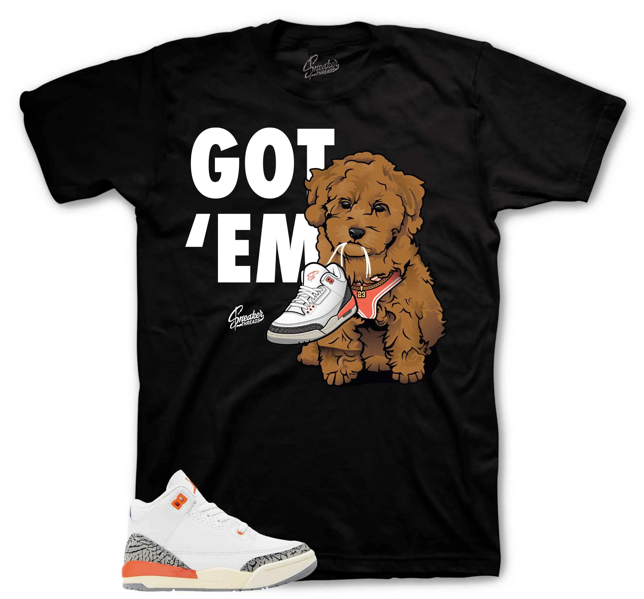 Retro 3 Georgia Peach Got Em Shirt