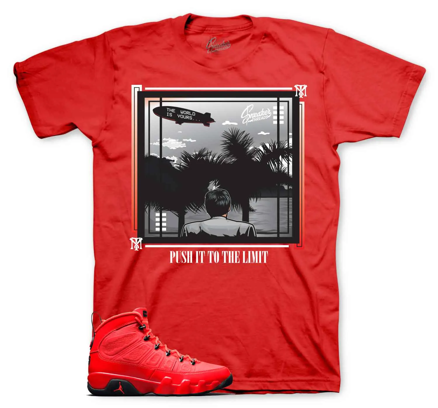 Retro 9 Chile Red World is Yours Shirt