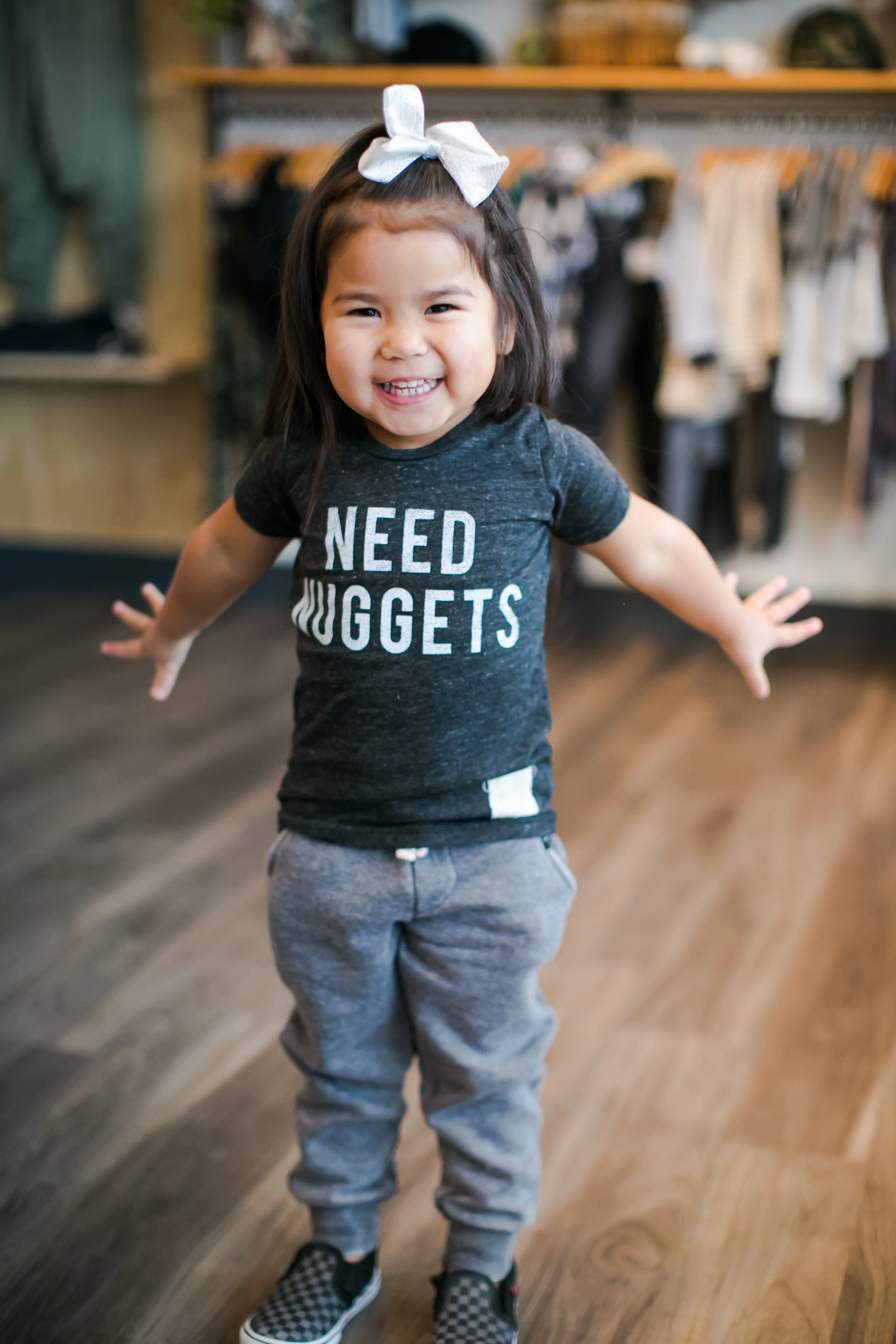 Retro Brand - Need Nuggets Tee in Charcoal