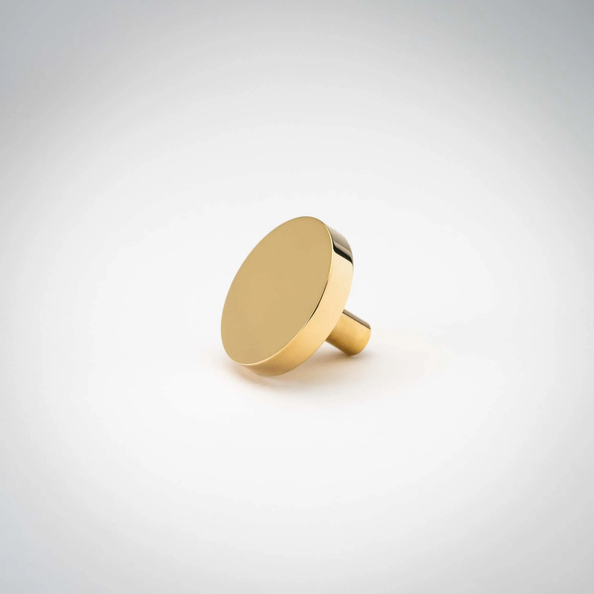 Rondelle, Solid Brass Cabinet Knobs
