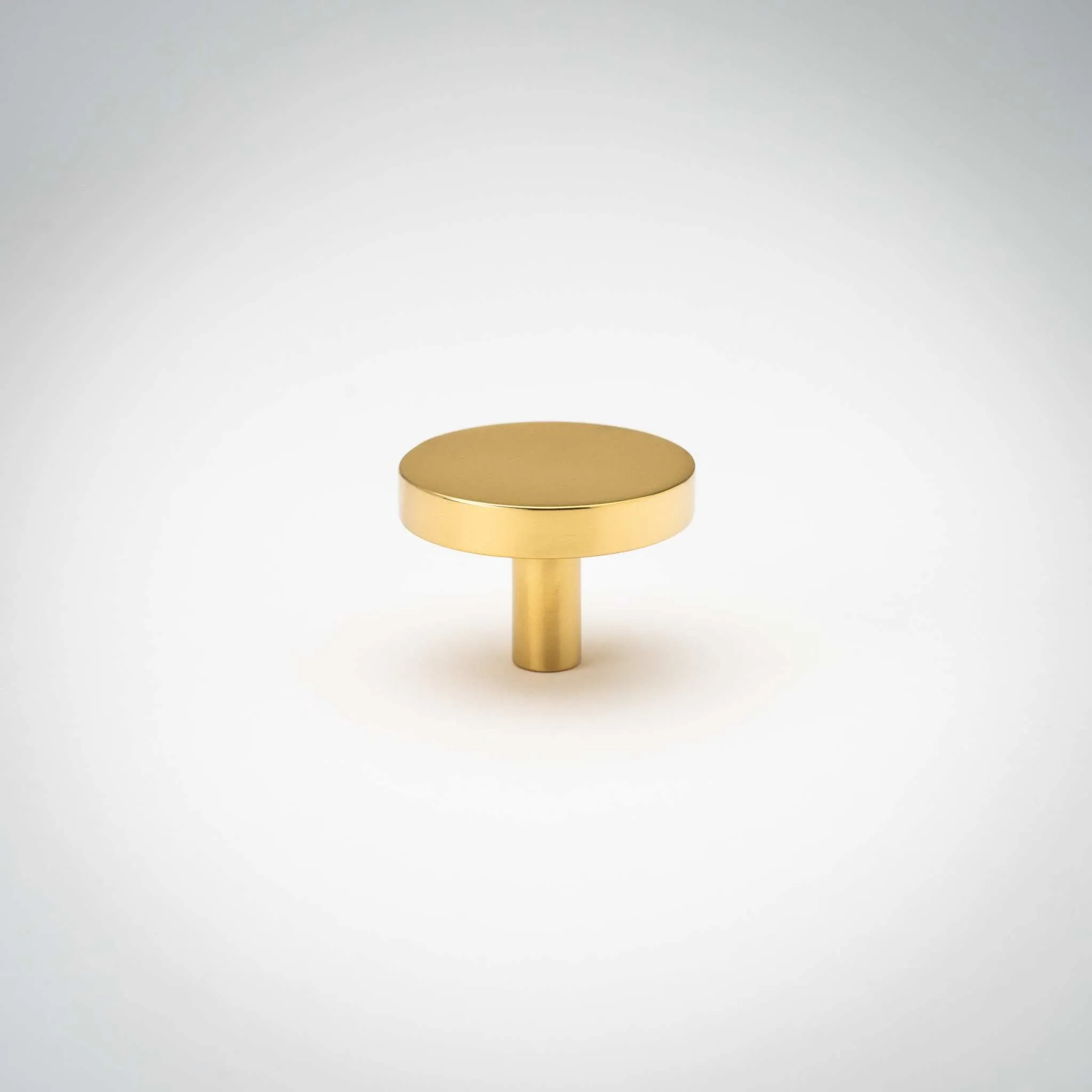 Rondelle, Solid Brass Cabinet Knobs