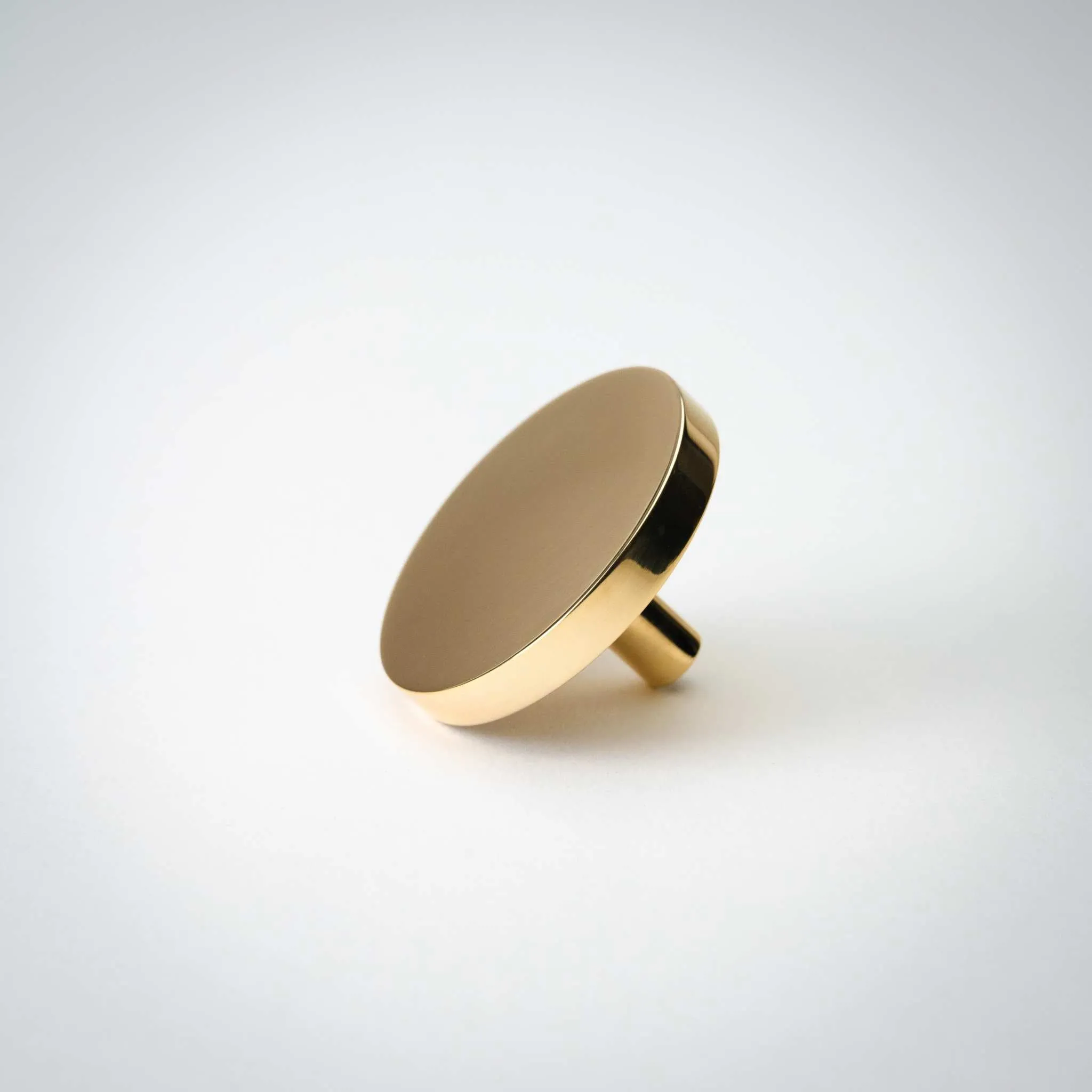 Rondelle, Solid Brass Cabinet Knobs