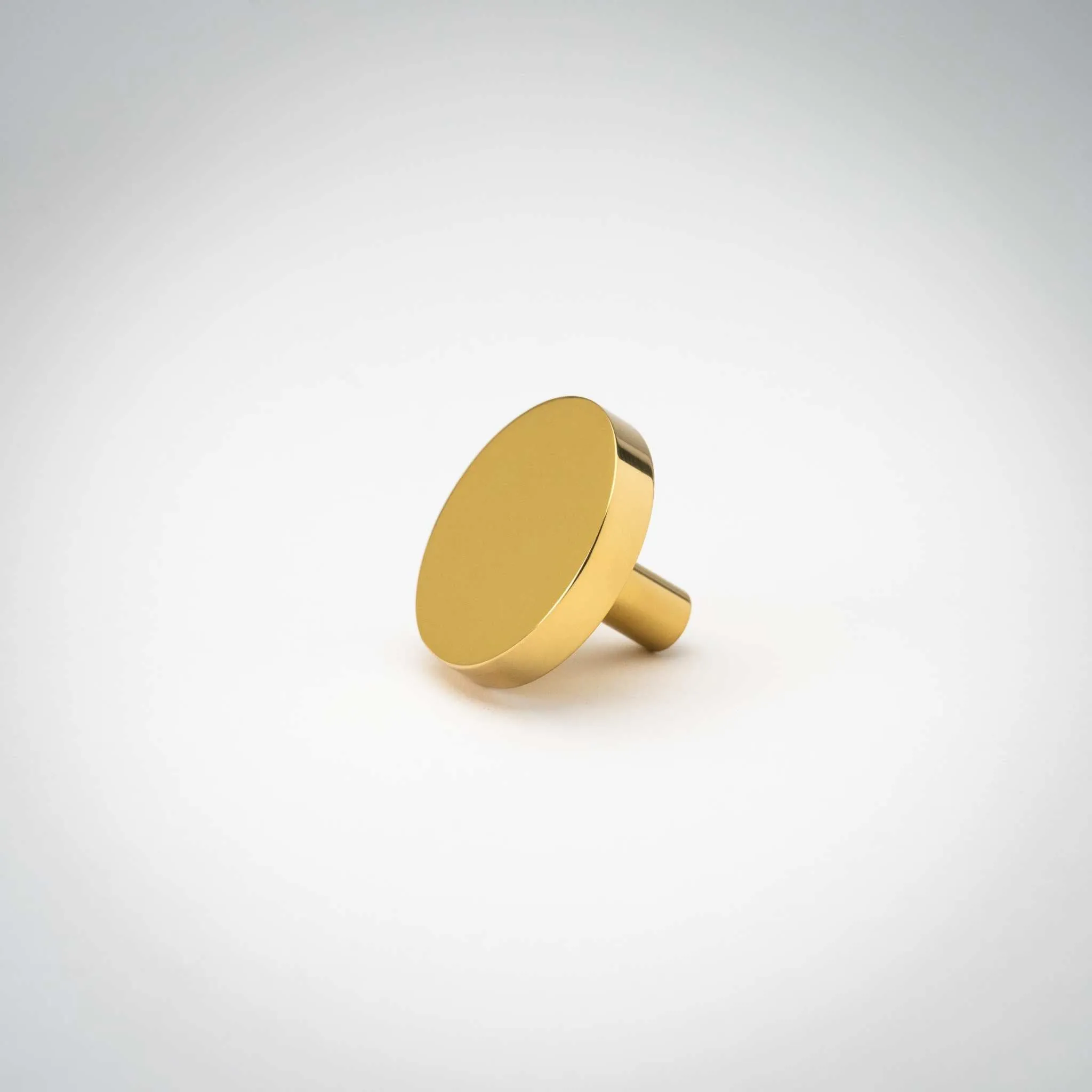 Rondelle, Solid Brass Cabinet Knobs