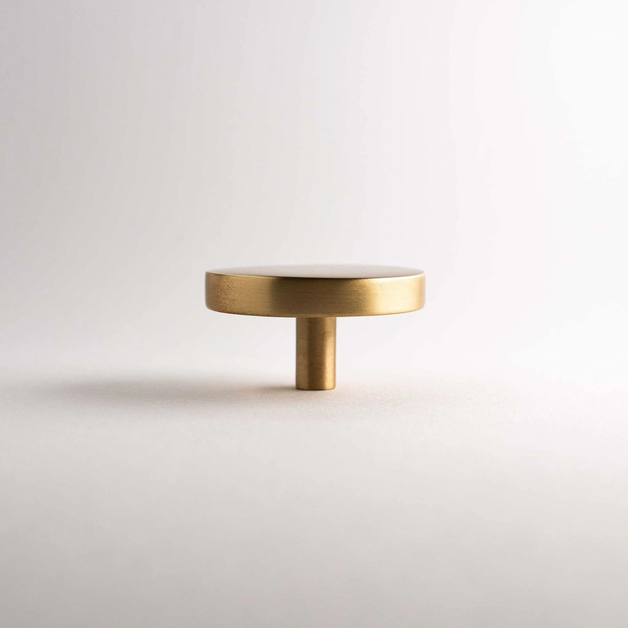 Rondelle, Solid Brass Cabinet Knobs