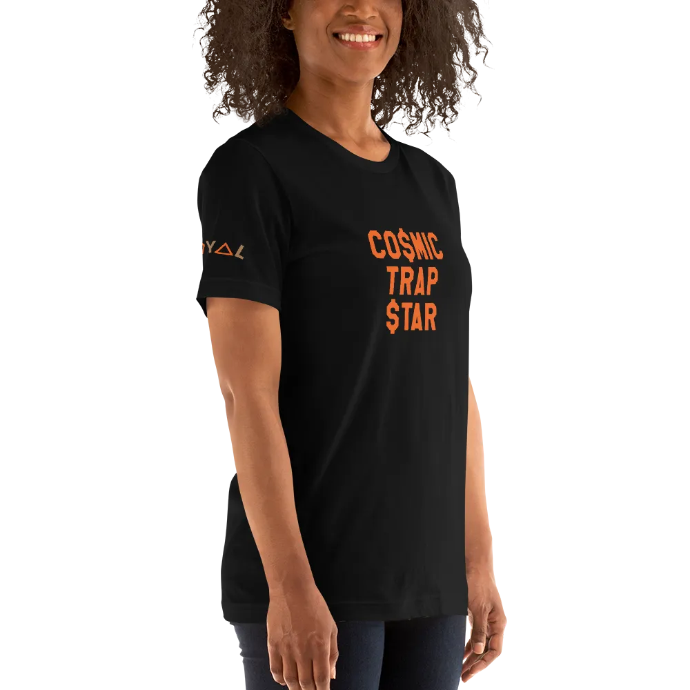 ROYAL. | STATEMENT | unisex gRAf it tee CO$MIC TRAP $TAR ORANGE